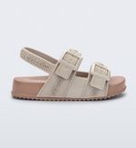 Sandália Mini Melissa Cozy Marrom