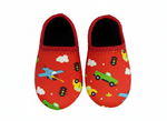 Sapatilha Infantil Neoprene Akino Carros Vermelha