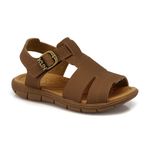 Sandália Infantil Klin  Tic Tac Casual Marrom Capuccino