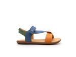 Sandália Tip Toey Joey Zig Azul Laranja e Verde
