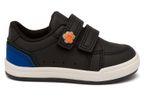 Tênis Klin Infantil Casual Preto Grafite Velcro