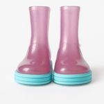 Galocha Bota Infantil Laranjeiras Kids Sereia Rosa Gliter