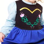 Pijama Infantil Princesa Gelo Ana