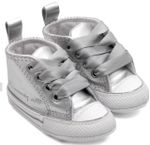 Tênis Recém Nascido Meu Primeiro ALL STAR Prata
