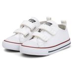 Tênis Infantil Converse All Star Branco Couro 2v