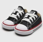 Tênis Infantil Converse All Star Preto Cano Baixo (18 ao 25)