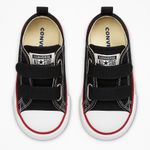 Tênis Infantil Converse All Star Preto 2 Velcros - 18 a 25