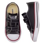 Tênis Infantil Converse All Star Preto 2V Couro (18-25)