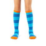 Meia Infantil Vitamina Kids 3/4 Onda Azul