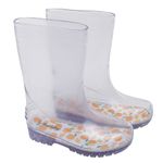 Galocha Infantil Laranjeiras Kids Transparente Cano Alto