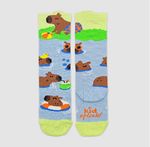 Meia Infantil Kidsplash Capivara Relax