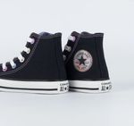 Tênis Infantil Converse All Star Hi Beads Preto