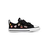 Tênis Infantil Converse All Star Ox Groovy Bordado Preto
