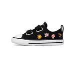 Tênis Infantil Converse All Star Ox Groovy Bordado Preto