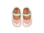 Sapatilha Tip Toey Joey Heart Nude e Rosa
