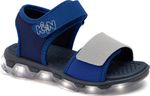 Sandália Infantil Klin Azul Luzinha LED