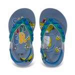 Chinelo Infantil Klin Jacaré Azul Oceano