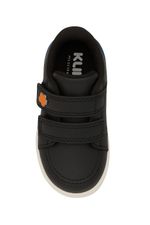 Tênis Klin Infantil Casual Preto Grafite Velcro