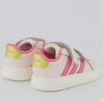 Tênis Infantil Adidas Grand Court 3 Bubble Rosa