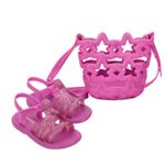 Sandália Mini Melissa Lumin Llilás Glitter