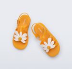 Sandália Mini Melissa Hip Bloomy Amarelinha