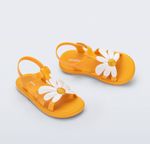Sandália Mini Melissa Hip Bloomy Amarelinha