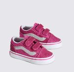 Tênis Infantil Vans Old Skool V Pink Glitter