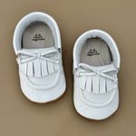 Sapatinho Recém-Nascido Mimomox Moccs Mocassim - Branco