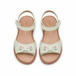 Sandália Infantil Feminina Bordados Luna Verde