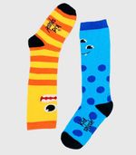 Meia Infantil Kidsplash Duo monstro