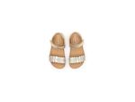 Sandália Tip Toey Joey Infantil Lovely Dourada 24 a 32