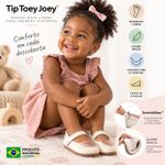 Sapatilha Tip Toey Joey Heart Tapioca Rose Gold