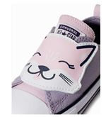 Tênis Infantil Converse All Star Stip Lilás Gatinho