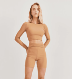 Top Cropped Comfy Canelado LR