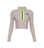 Blusa Cropped Manga longa Açucena