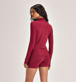 JAQUETA SLIM BASIC COLOR OPACO