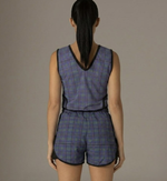Shorts Plissado Estampado TARTAN