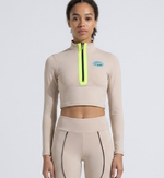 Blusa Cropped Manga longa Açucena