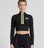 Blusa Cropped Manga longa Açucena
