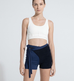 Shorts Com Nó Canela