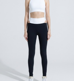 Calça Legging Com Recortes Malva