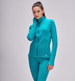 JAQUETA SLIM BASIC COLOR OPACO VERDE