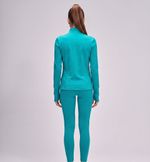 JAQUETA SLIM BASIC COLOR OPACO VERDE