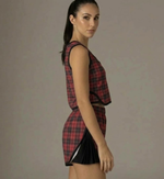 Shorts Plissado Estampado TARTAN