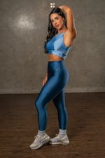 Calça Legging Olympia Azul Tamisa