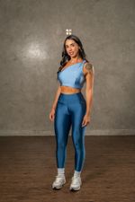 Calça Legging Olympia Azul Tamisa