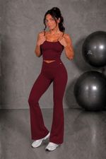 Calça Flare Nakay Cos Cruzado Viinho