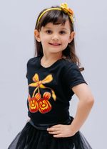 T-shirt Infantil Halloween Abóbora