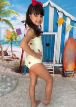 Maio Infantil Verde Estampa Joaninha