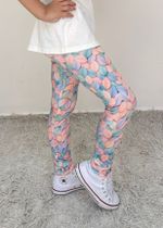 Legging Infantil Estampa Folhas